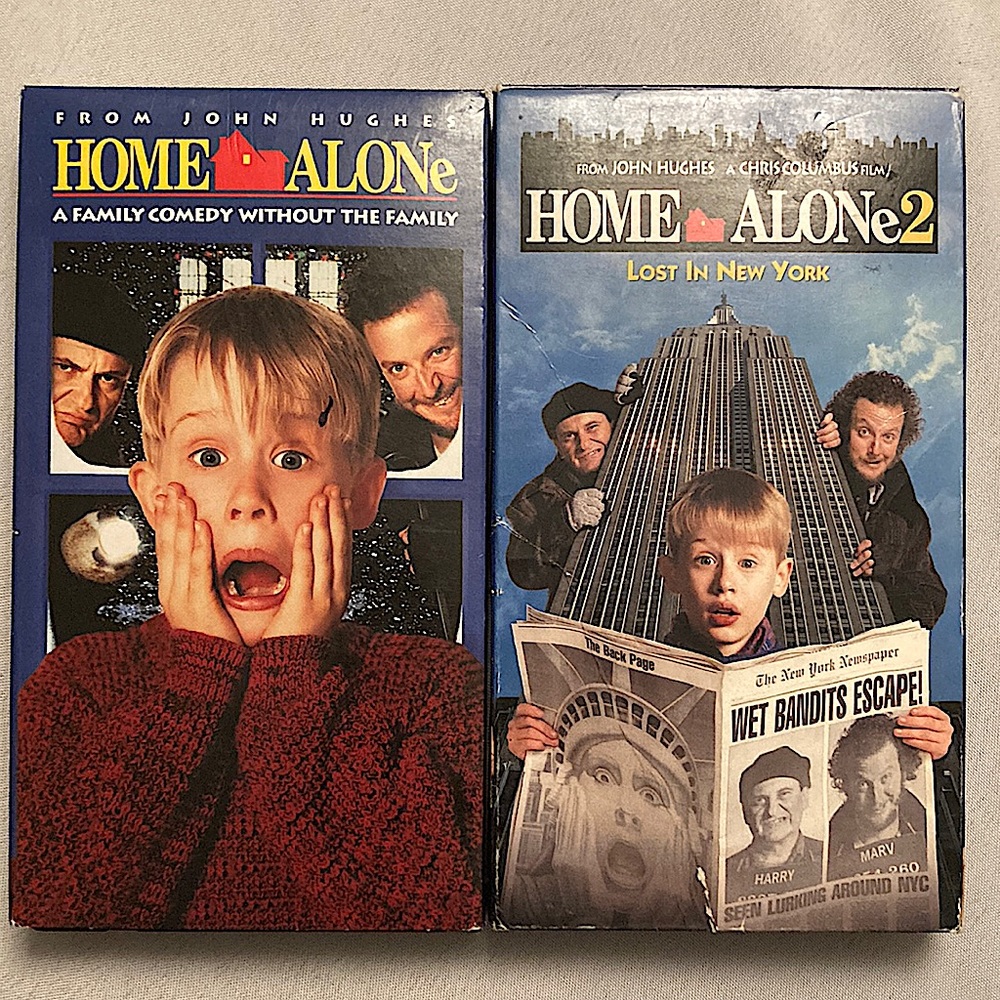 Lot of 2 Vintage Home Alone VHS Tapes